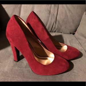 Qupid Suede heels